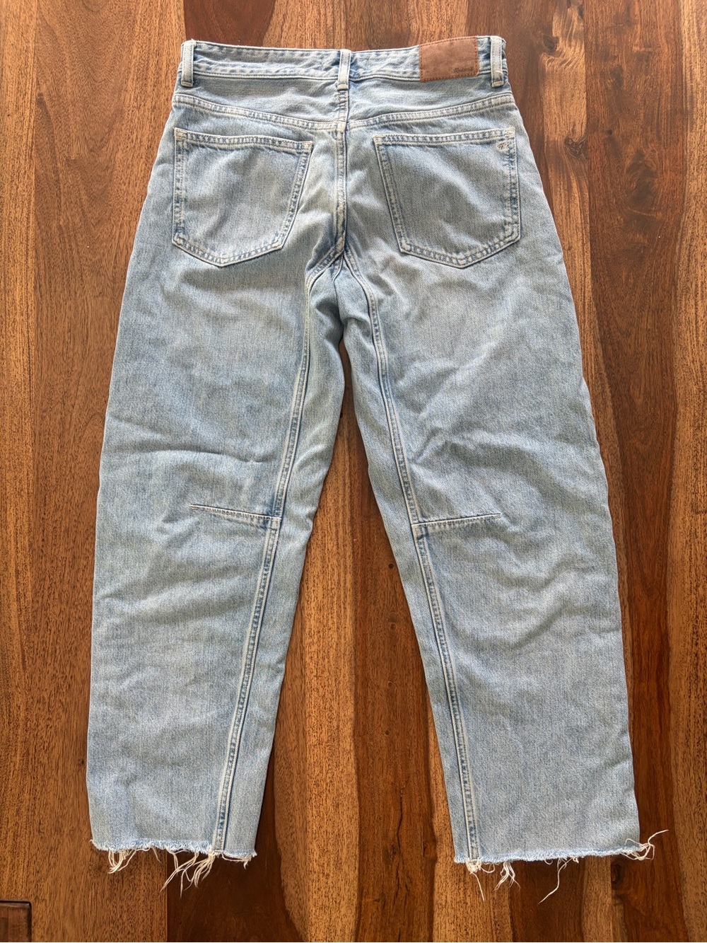 Madewell Light Blue High-Rise Straight Jeans - Picture 2 of 2